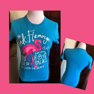 Abercrombie and Fitch Pink Flamingo Tee